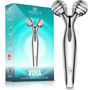 Microcurrent Gezichtsroller | 3D Massager voor Huidversteviging & Anti-Aging | Draadloze Facelift Roller