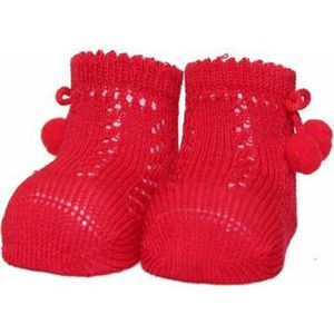 iN ControL 2pack NEWBORN socks JACQUARD red