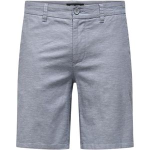 Only & Sons Broek Onsmark 0011 Cotton Linen Shorts No 22024940 Flint Stone Mannen Maat - XS