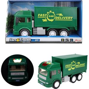 Toi-toys Vrachtwagen Met Licht En Geluid Groen 27 Cm
