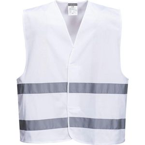Verkeersvest Wit - Maat S / M