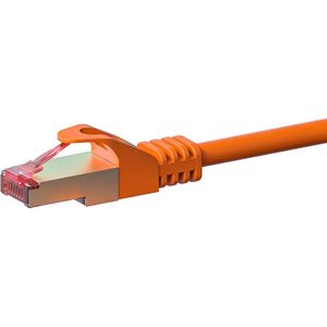 Danicom CAT6 S/FTP (PIMF) patchkabel - 1 meter oranje - netwerkkabel - internetkabel - UTP kabel - RJ45 - 1000 mbit/s