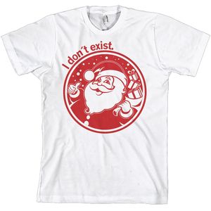 Hybris Santa Don T Exist T-Shirt SH-1-15326-LFH4-2 White-L