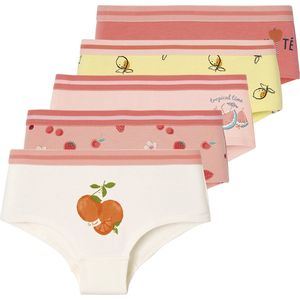 Vertbaudet - Set van 5 Shorts - Meisjes - Fruitmotief