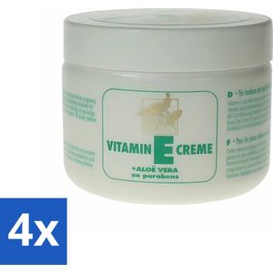 4 x Goldline - Bodycrème - Vitamine-E & Aloë Vera - Gevoelige Huid - Kalmerend - 250 ml - Bodycrème - Vitamine E - Aloë Vera - Gevoelige Huid - Kalmerend