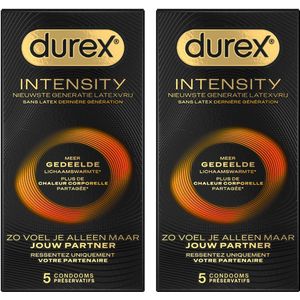 Durex Condooms Intensity 5st - 2 Stuks - Voordeelverpakking