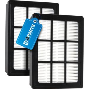 2x Dparts hepa filter geschikt voor Nilfisk stofzuiger - voor Power en Select series - Allergy Special Super - P10 P12 P20 P40 - VP300 VP600 VP930 - stofzuigerfilter allergiefilter hepafilter - nr. 1471250500