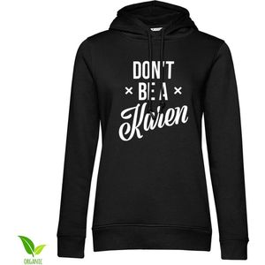 Hybris Don't Be A Karen Girls Hoodie Damen Black-S