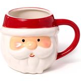 Mok - Kerstman - 3D Mok - Hoogwaardig Keramiek - 350-400 ml