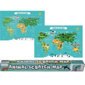 Your Adventure World Scratch Map XL (84 x 59.4 cm) - Kras Wereldkaart Poster - Wereldkaart wanddecoratie Scratchmap - Bolcom Top cadeaus mannen - Cadeau voor man - Kado man - Kado vrouwen - Vrouwen cadeautjes - Cadeaus voor hem