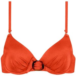 Cyell Satin Tomato - Bikinitop - Maat 75C - Oranje - CSW136B321