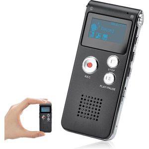 Lexium - Afluisterapparatuur - Voice Recorder - 16 GB Intern Geheugen - Compact en Draagbaar