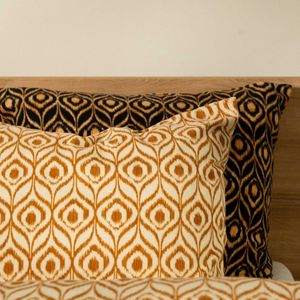 Flanellen Dekbedovertrek Yra - Goud - 200x200/220