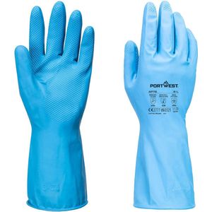 Portwest FD Chemicaliën B Latex Lichte Handschoen (Pk12) - Blauw - L