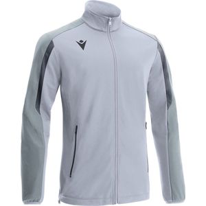 Macron Excellence Seth Polyestervest Heren - Zilver / Antraciet | Maat: S