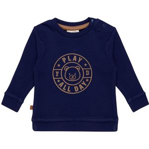 Frogs and Dogs - Play All Day Kids Sweater Emblem | Patriot Blue - Katoen - Maat 104