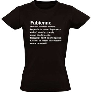 Fabienne Woordenboek Dames T-shirt - cadeau - kado - verjaardag