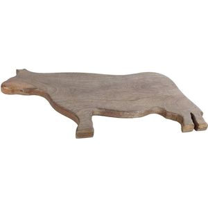 Borrelplank koe naturel mango 41x26x1,6 cm.