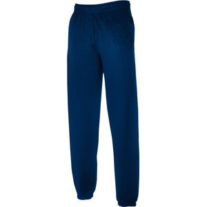 Fruit of the Loom joggingbroeken maat L elastieken boord (marineblauw)