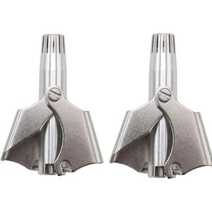 Handmatige Neushaartrimmer Set - Roestvrij Staal - Geschikt voor Neus, Oren en Gezichtshaar