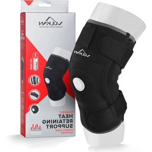 Kniestabilisator - medium kniemanchet met riem - patella-ondersteuning - meniscusscheuren - ACL blessures - kniestabiliteit - sporters - fitness training.