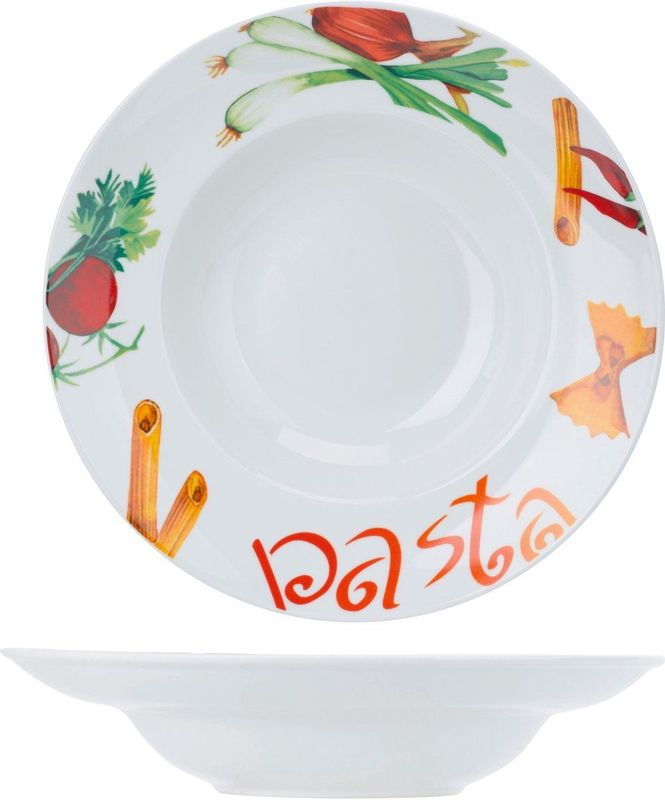 Cosy & Trendy - Pastaborden - Ø 27 cm - 4 Stuks - Diepe Borden - Porselein