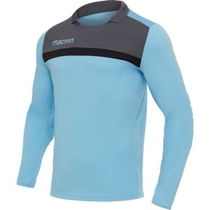 Macron Feo Keepershirt Lange Mouw - Lichtblauw / Antraciet | Maat: XS