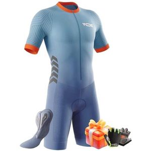 Heren Triathlon Paks voor MTB en Wegfietsen - Ademend, Padded en Sneldrogend