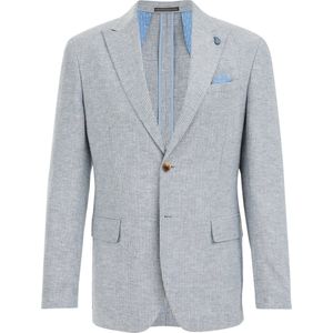 WE Fashion Heren slim fit blazer met dessin