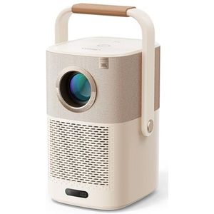 Draagbare 1080P Full HD Projector met WiFi 6 en Bluetooth - Autofocus Keystone Projector voor Buiten