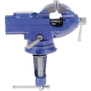 Draaibare Multi-hoek 360 graden bankschroef 60 mm Kaakcapaciteit Draaibare bankschroef Tafelklem Werkplatform DIY Sieraden Ambachtelijke Schimmel Gereedschap Reparatie Houtbewerking