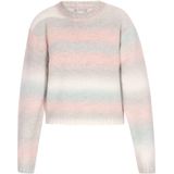 Usha - Trui - Lichtblauw - Gestreept - Lange Mouw