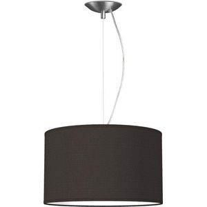 Home Sweet Home hanglamp Bling - verlichtingspendel Deluxe inclusief lampenkap - lampenkap 35/35/21cm - pendel lengte 100 cm - geschikt voor E27 LED lamp - zwart