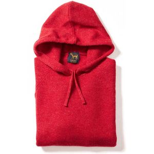 Osborne Knitwear Hoodie - Lamswol - Poppy Melange - M