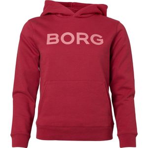Björn Borg Logo Hoodie  - Trui - Sweater - Met Capuchon - Dames - Maat XS - Rood
