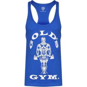 Gold's Gym - Muscle Joe Premium String Vest - Royal