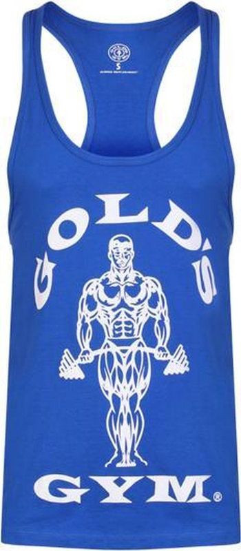 Gold's Gym - Muscle Joe Premium String Vest - Royal