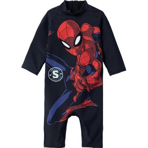 NAME IT NMMMOTH SPIDERMAN LS UV SUIT MAR Jongens Zwempak - Maat 80