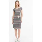 Jerseyjurken - LILITHE - Gevlochten Riem - Elastaan - Middellange Snit - Zomer