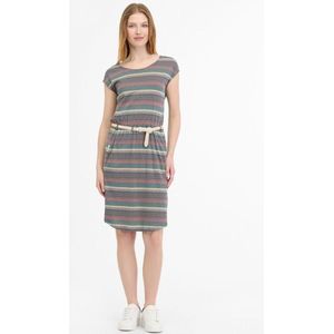 Jerseyjurken - LILITHE - Gevlochten Riem - Elastaan - Middellange Snit - Zomer