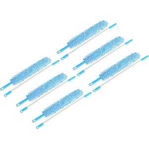 Uitschuifbaar Plumeau - Ragebol met telescoopsteel - max. 160cm - Voordeelverpakking 6 stuks - Microvezel