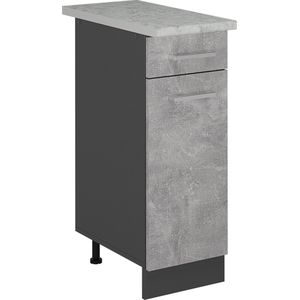 Vicco R-Line Keuken Keukenonderkast – 30 cm WB Marmer Beton WB Marmer