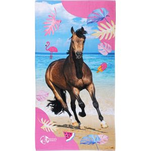 Penny Badlaken Tess - Badlaken - Strandlaken - 70 X 140 CM - Paarden Spullen - Paarden - Paard - Pony - Veulen - Badlaken Meisje - Handdoek - Paarden Spullen