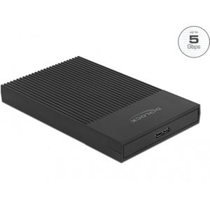 Delock - Externe Behuizing - Zwart - USB 3.0 - SATA HDD / SSD 2,5 tot 9,5 mm