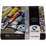 Van Gogh Olieverf starterset met 6 kleuren in tubes van 20 ml