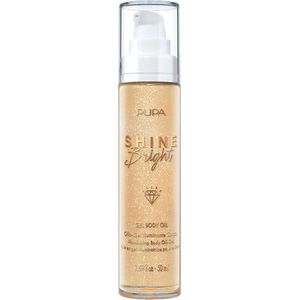 Pupa Milano - Shine Bright Gel Body Oil 001 Gold Diamond - 50 ml