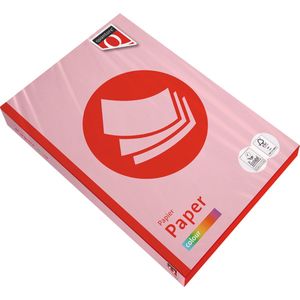 Kopieerpapier quantore colour a4 160gr roze | 5 stuks