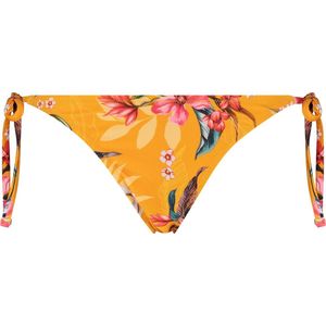 Hunkemöller Dames Badmode Brazilian tanga bikinibroekje Orchid - Geel - maat S