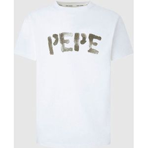 Pepe Jeans Rolf T-shirt Met Korte Mouwen Wit L Man