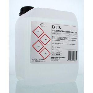 BT's Gedemineraliseerd water 5 liter